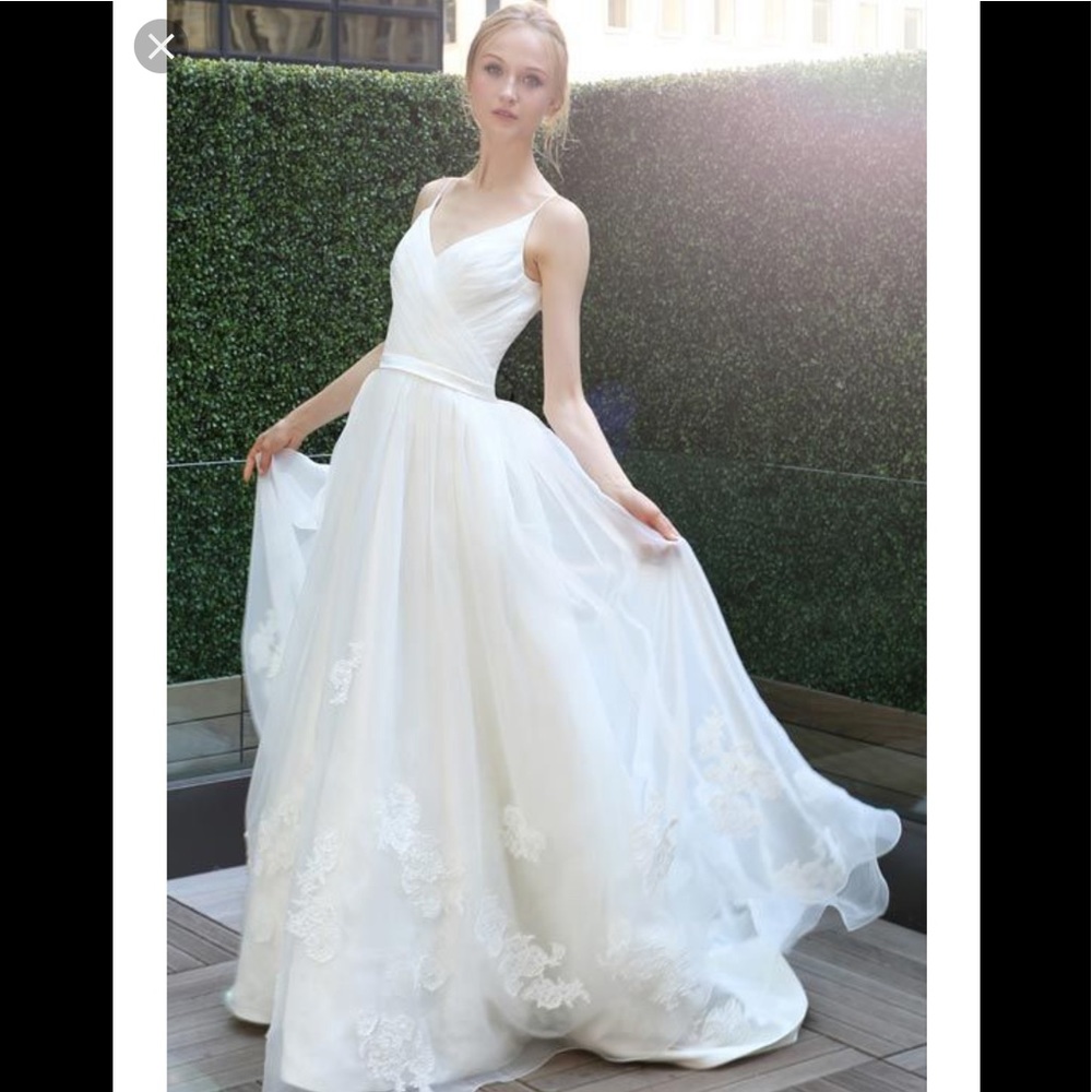 Kelly Faetanini Silk Organza wedding Dress